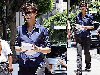 Photos of Katie Holmes on the Set of Eli Stone