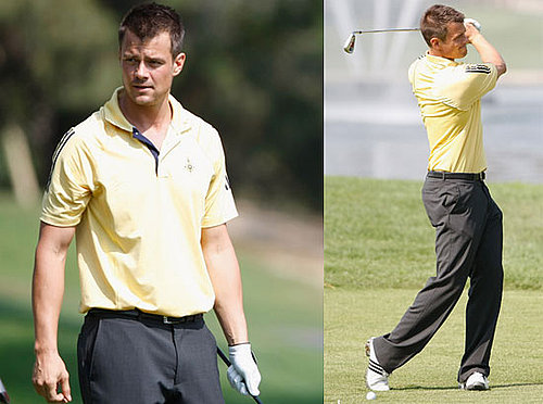 Photos of Josh Duhamel Participating in Celebrity Golf Tournament