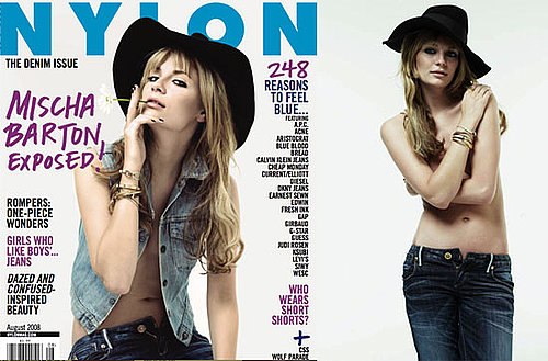 Photos of Mischa Barton on Nylon Magazine Cover Denim Issue