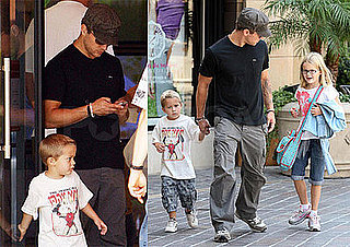 Photos of Ryan Phillippe with Ava and Deacon