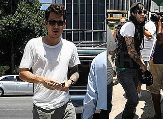 Photos of John Mayer and Pete Wentz at Lunch