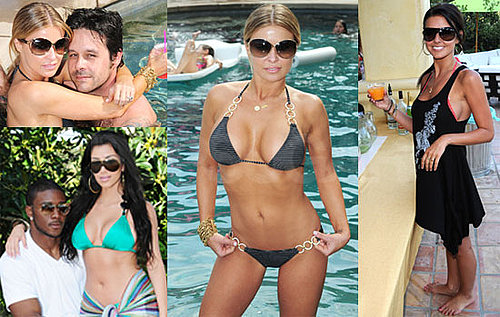 Bikini Photos of Carmen Electra, Audrina Patridge, Kim Kardashian at DKNY Jeans Beach House