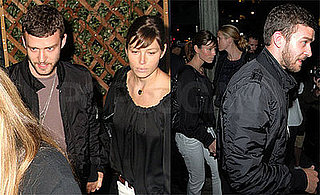 Photos of Justin Timberlake and Jessica Biel Out at Eva Longoria's Beso Restaurant in Hollywood