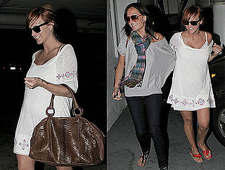 Photos of Pregnant Ashlee Simpson at Chin Chin in LA