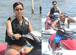 Photos of Rihanna and Chris Brown Jet Skiing, Chris Brown's Forever Really a Doublemint Ad