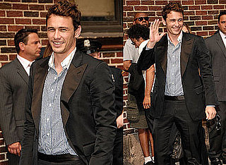 Photos of James Franco at the Late Show With David Letterman