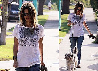 Photos of Rachel Bilson Walking Her Dog Thurman Murman in LA
