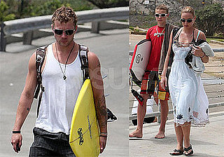 Photos of Ryan Phillippe and Abbie Cornish With Surfboards