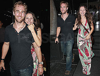 Photos of James Van Der Beek and Wife Heather McComb at Katsuya