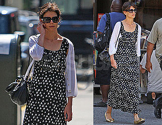 Photos of Katie Holmes Wearing a Dress in NYC