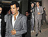 Photos of Clive Owen and His Wife Leaving Nobu in London