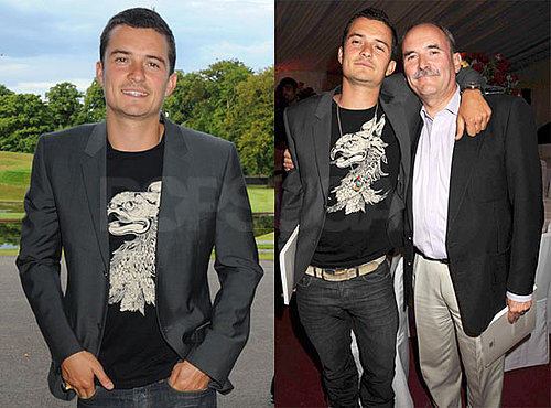 Photos of Orlando Bloom and Colin Stone at Tracey Emin Retrospective