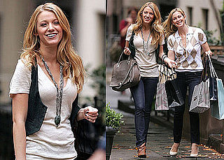 Photos of the Cast of Gossip Girl on the Set