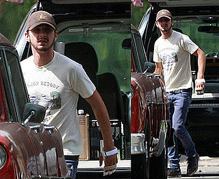 Photos of Shia LaBeouf Wearing Hand Split