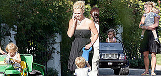 Photos of Britney Spears Sons Playing With Kingston Rossdale