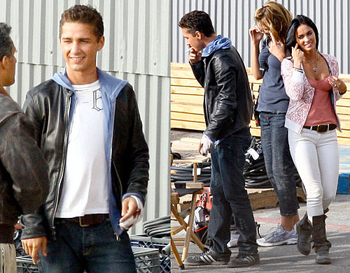 Photos of Shia LaBeouf and Megan Fox on the Set of Transformers 2