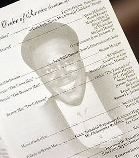 Photo of Bernie Mac's Memorial Service Program