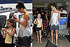 Photos of Kate Beckinsale and Family Arriving Back in LA