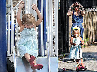 Photos of Michelle Williams and Matilda Ledger at the Park in New York City
