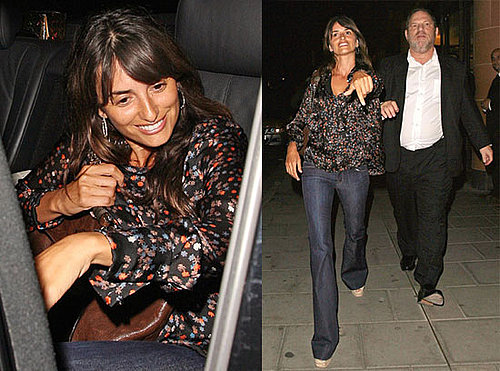 Photos of Penelope Cruz and Harvey Weinstein at Cipriani Restaurant in London