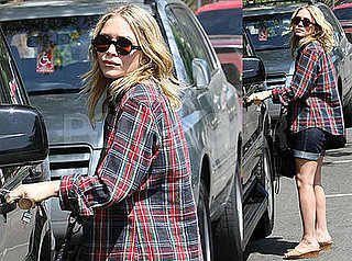 Photos of Mary-Kate Olsen Wearing Plaid