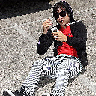 Pete Wentz Falls Down With His Flip 