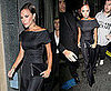Photos of Victoria Beckham in a Black Jumpsuit in Manchester