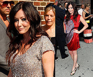 Photos and Video of Shannen Doherty of 90210 on Letterman