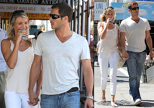 Photos of Cameron Diaz and Her Boyfriend Model Paul Sculfor in NYC