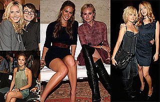 Photos of celebrities Attending New York Fashion Week