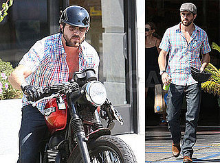Photos of Ryan Reynolds Riding His Motorcycle in LA