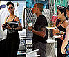 Photos of Rihanna Visiting Chris Brown on the Set of Bone Deep
