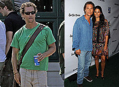 Photos of Matthew McConaughey and Camila Alves at a Surfer, Dude Screening
