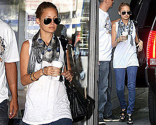 Nicole's Starbucks, Scarf, Skinny Jeans and Progress at School