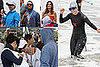 Photos of Jennifer Lopez and Matthew McConaughey at the Malibu Triathlon