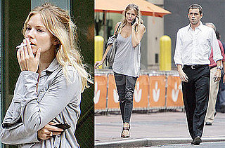 Photos of Sienna Miller and Hugh Dancy Grabbing Lunch in NYC
