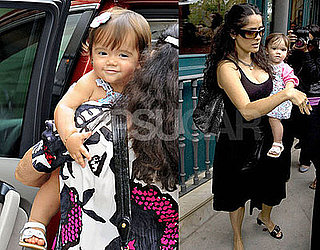 Photos of Salma Hayek and Valentina in Seville
