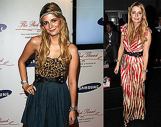 Photos of Mischa Barton Partying at London Fashion Week