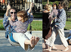 Photos of Amanda Peet at the Park With Her Family