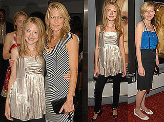 Kirsten Dunst, Dakota Fanning and Robin Wright Penn at the Premiere of Hounddog