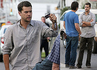 Photos of Joshua Jackson Filming Fringe in Queens