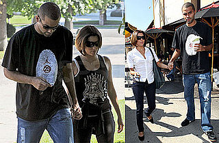 Photos of Eva Longoria and Tony Parker Talking About Pregnancy Rumors