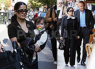 Salma, Francois and Valentina Makes Three in Paris