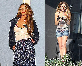 Lindsay Poses and Takes It All in Stride