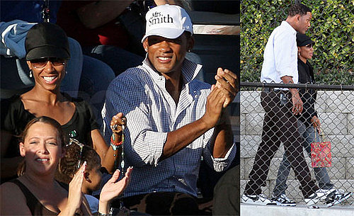 Photos of Will Smith and Jada Pinkett Smith At Football Game for Trey Smith