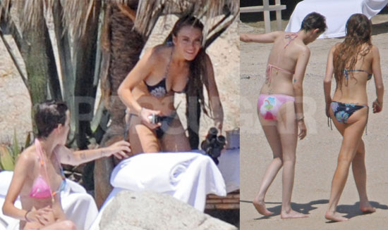 Lindsay Lohan and Samantha Ronson's Bikini Vacation