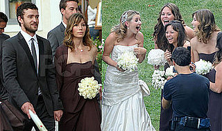 Photos of Jessica Biel and Justin Timberlake at 7th Heaven's Beverley Mitchell's Wedding