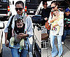Photos of Jessica Alba, Cash Warren, and Baby Honor Warren at Toast Resturant