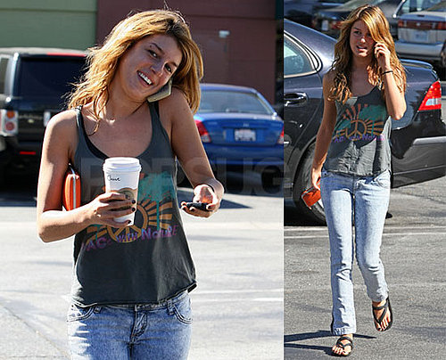 Photos of Shenae Grimes at Starbucks at Long Beach