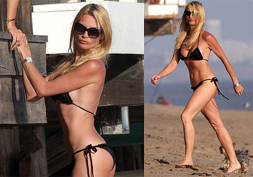 Photos of Nicollette Sheridan in a Bikini on Malibu Beach